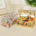 thumbnail image 3 of Leadrop Vintage Candy Box Transparent Body Plastic Pirate Treasure Storage Box Party Supplies, 3 of 11
