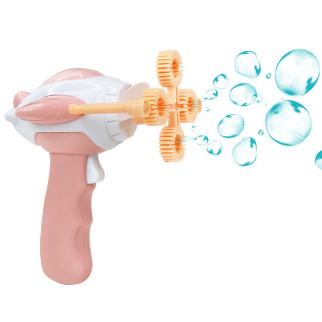 Bubble Machine Set Aircraft Shape Automatic Bubble Blower Bubble Maker for Kid