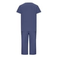 thumbnail image 5 of Simua Fashion Outfit Set for Women Two Piece Solid Color T-shirts and Cropped Pants Lounge Set, 5 of 5