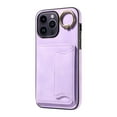 thumbnail image 5 of Nalacover for iPhone 13 Pro Ring Holder Wallet Case with Kickstand Magnetic Clasp, Credit Card Slots Holder Premium PU Leather Purse Cover, TPU Bumper Shockproof Anti-Scratches Case,Purple, 5 of 17