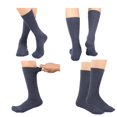 thumbnail image 4 of MANARC Women Cotton Dress Socks Soft Comfortable Thin Fine Elegant Breathable And Durable. 3 Pack Dark Grey., 4 of 5
