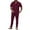 D161/Wine, variant on Afdoent Men's 2 Piece Short Set 2026 Summer Men's Casual Fashion Button Pocket Short Sleeve Shirt Pants Suit Solid Color Vacation Beach Casual