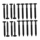 thumbnail image 1 of Sujetadores Clavos para paneles Herrajes profesionales resistentes a la oxidación Clavos para paneles ciegos 18 piezas, 1 of 9