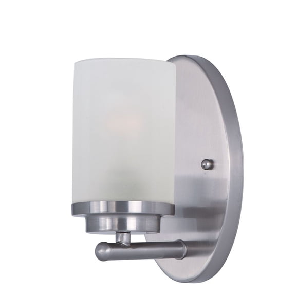 10211FTSN Maxim Lighting Corona-One Light Wall Sconce in Contemporary style-4.5 Inches wide by 8.25 inches high-Satin Nickel Finish