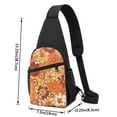 thumbnail image 4 of Disketp Sling Backpack,Multipurpose Crossbody Shoulder Bag Travel Hiking Daypack-Hippie Flower, 4 of 6