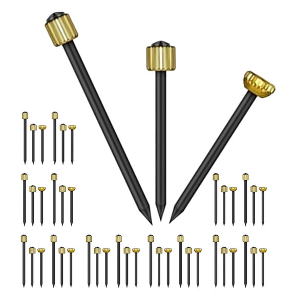 WRITWAA 90Pcs Wall Picture Hangers Metal Push Pins for Hanging Pictures and Paintings