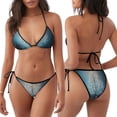 thumbnail image 3 of Fotbe Winter Rabbit Traje de Baño para Mujer de Dos Piezas – Bikini Sexy de Tirantes Tipo Halter con Diseño Triangular, 3 of 6