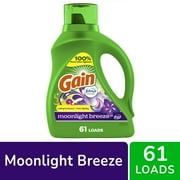 Gain With Febreze Moonlight Breeze Liquid Laundry Detergent, 88 fl oz
