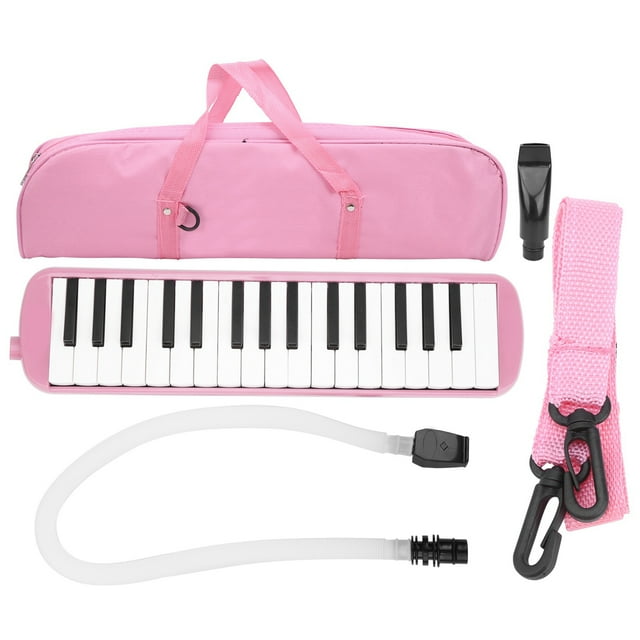 Instrumento Musical Melódica de 32 Teclas, Diseño Compacto, Hermoso Sonido, Adecuado Para Principiadas, Educación Musical Con Boquilla de Corneta, Instrumento Musical