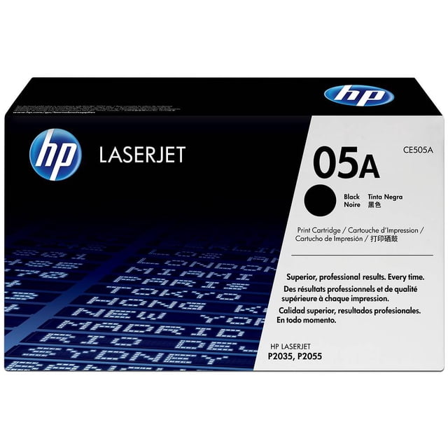 Cartucho de tóner HP 05A Negro Laserjet Original CE505A