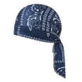 thumbnail image 4 of Women Hijab Undercap qinhaie 4 Pcs Doo Rags for Men Skull Cap Breathable Moisture Wicking Pirate Hat Helmet Liner Running Cotton Hat Multicolor Trucker Hats One Size, 4 of 6