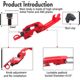 thumbnail image 4 of Circuit Breaker Lockout, Breaker Box Lock, 2.9 L X 0.74 W X 0.82 H(Inch), Accepts 110-220 Volts, Double Toggle Locks A, 4 of 7