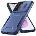 thumbnail image 1 of Rugged Case for Samsung Galaxy A35 5G with Slide Camera Cover & Drop Protection Blue, 1 of 5