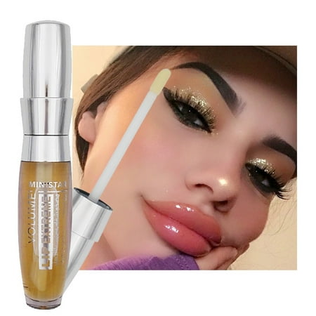 Funcee Big Mouth Lips Lip Plumping Gloss Long-lasting Waterproof Moisturizing Lips Plumper (Best Lip Plumping Products)