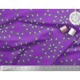 thumbnail image 2 of Soimoi Purple Velvet Fabric Cat Animal Print Fabric by the Yard 60 Inch Wide, 2 of 3