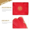 thumbnail image 6 of Raindrops  2 Pcs Red Candy Holder Chinese Wedding Tray Small Fruit Bowl, 6 of 8
