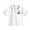 White3, variant on Hiijoy Toddler Boys Short Sleeve Polo Shirt Cartoon Car Print Casual T-Shirt, Sizes 1-6
