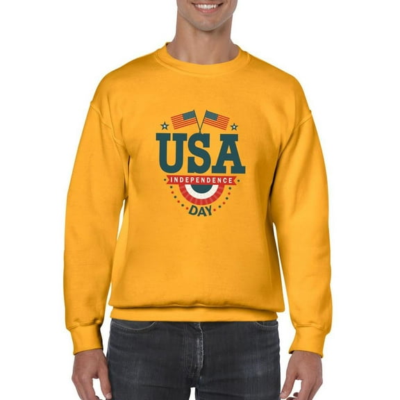 Usa. Independence Day Sweatshirt Men -Image by Shutterstock, Male 5X-Large