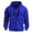 Blue, variant on felwors Zip Up Hoodie for Men Cargo Sweatshirt Military Tactical Jacket Vintage Workout Running Active Hoodies with Pockets Blue for Size S