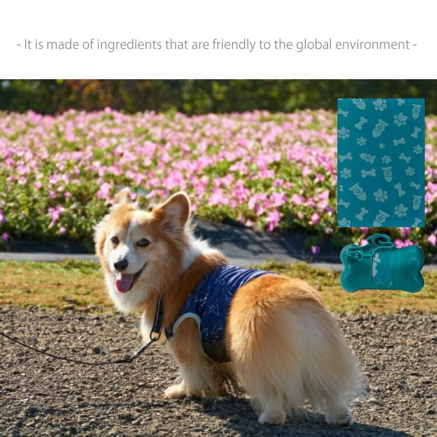 Dog Poop Bags, Roll Replacements for Outdoor Walking and Travel - Assorted Colors, 240 Bags