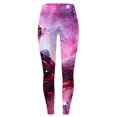 thumbnail image 4 of Stephy Galaxy Costume Women Colorful Leggings Fancy Costume Glitter 3D Printing Costume for Women, Pink, L, 4 of 4