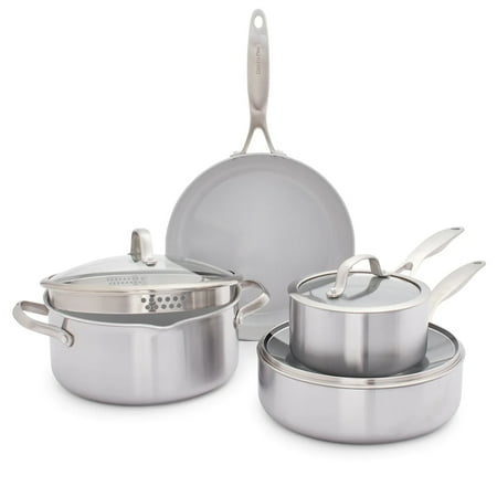 Greenpan Venice Pro Healthy Ceramic Nonstick 7 Piece Cookware Set