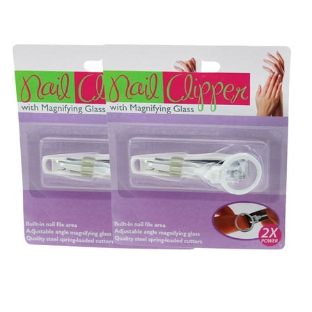 Nail Clipper with Magnifying Glass