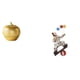 thumbnail image 1 of Figura de , adorno de resina, escultura moderna, estatua de fruta, estatuilla, centro de mesa, estantería, comedor, dormitorio, oficina, decorac, 1 of 8
