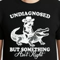 thumbnail image 3 of Undiagnosed But Something Ain’t Right Raccoon Alligator T-Shirt – Quirky Animal Humor – Unisex Casual Wear, 3 of 6
