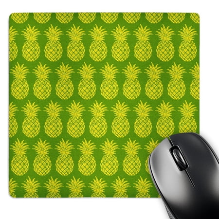 3dRose  Cool Tropical Pineapple Pattern in Green and Yellow  MousePad price history on PriceWatchPro