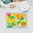 thumbnail image 4 of Rompecabezas de madera 2 en 1 para niños pequeños, tablero de dibujo, Año Nuevo, aprendizaje temprano para niños. con pato, 4 of 7