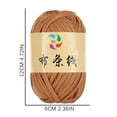 thumbnail image 3 of 1X Ball of Yarn Chunky Knit Basket Yarn Braided Blanket Diy Crochet Fancy Cloth Chunky Bulky Yarn for Knitted Blanket Bed Cushion Sofa Home Decor Diy Knitting Diy, 3 of 3