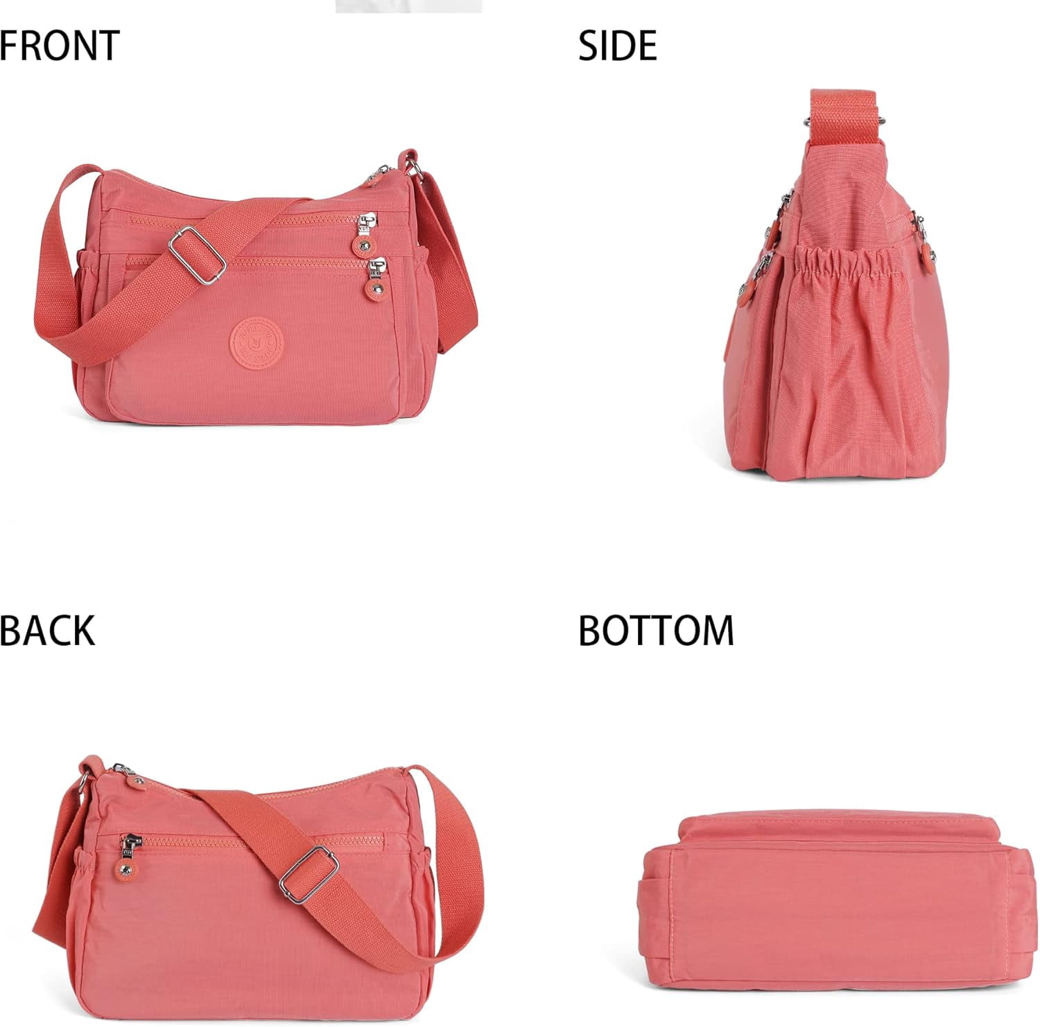 Crossbody Bags for Women Waterproof Tote Bag Casual Nylon Purse Handbag RFID Lightweight Messenger Bag