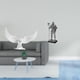 thumbnail image 2 of Estatua De Caballero ángel, Figura De Resina, Artesanía, Decoración, Adorno, Escultura Para Oficina, Inauguración De La Casa, Estantería, Pasillo, Escritorio, Entrada, Chimenea,, 2 of 8