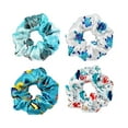 thumbnail image 3 of WIRESTER Set of 4pcs Scrunchies Hair Ties Headband Accessory - Ocean Fish Turtles, 3 of 8