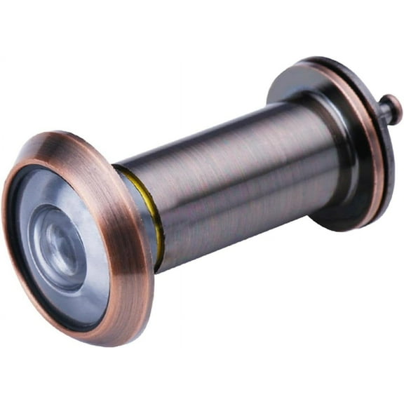 Door Peephole Viewer Hidden Door Glass Lens Mini Multipurpose 200 Degree Wide Angle for Apartments Dorm Household Wood Doors, C