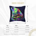 thumbnail image 4 of Bingfone Decorative Pillow Covers 18"X18" Howling Wolf Couch Pillow Cases Modern Farmhouse Covers For Couch Sofa Bed, 4 of 9