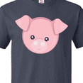 thumbnail image 4 of Inktastic Cute Pig, Little Pig, Pig Head, Pink Pig T-Shirt, 4 of 5