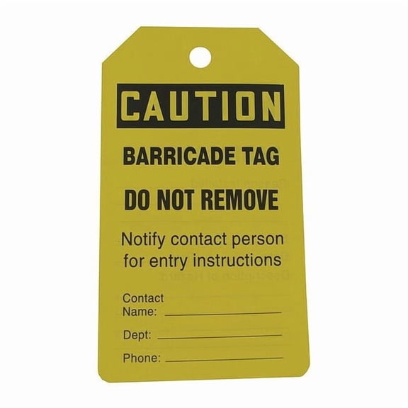 Manufacturer Varies Caution Tag,5 3/4in H,3 1/4in W,PVC,PK25 43Z347