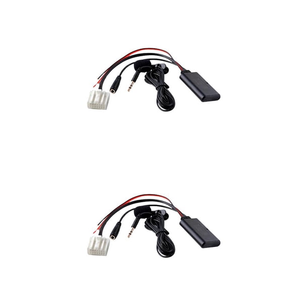 Kenally Adaptador de música Suministros para automóviles Cable de audio Conexión de rendimiento estable Módulo inalámbrico de alta Type1 NO1