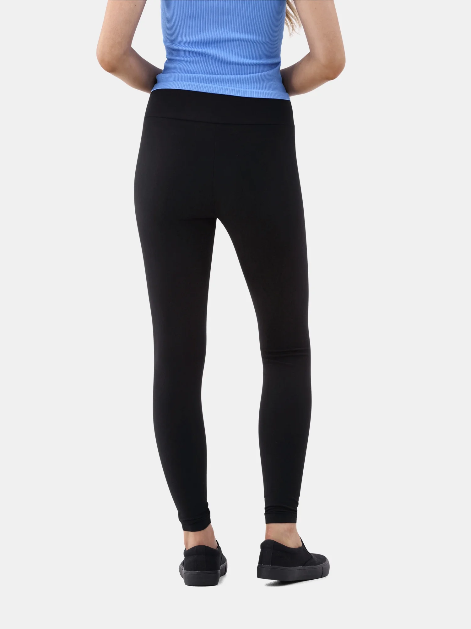No Boundaries Super Soft Core Ankle Leggings, 27.5”Inseam, 1 and 2-Pack, Women's & Women's Sizes XXS-4X