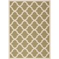 thumbnail image 1 of Safavieh Courtyard Polypropylene Small Rectangle Rug CY6903-244-4 in Green and Beige, 1 of 1