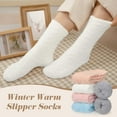 thumbnail image 3 of Zhengup Fuzzy Socks for Women, Warm Soft Fluffy Socks Winter Cozy Cute Animal Slipper Socks Gifts, 3 of 6