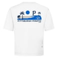 thumbnail image 3 of Men's Levelwear White Pittsburgh Pirates Panoramic Luxe Signature Knit T-Shirt, 3 of 3