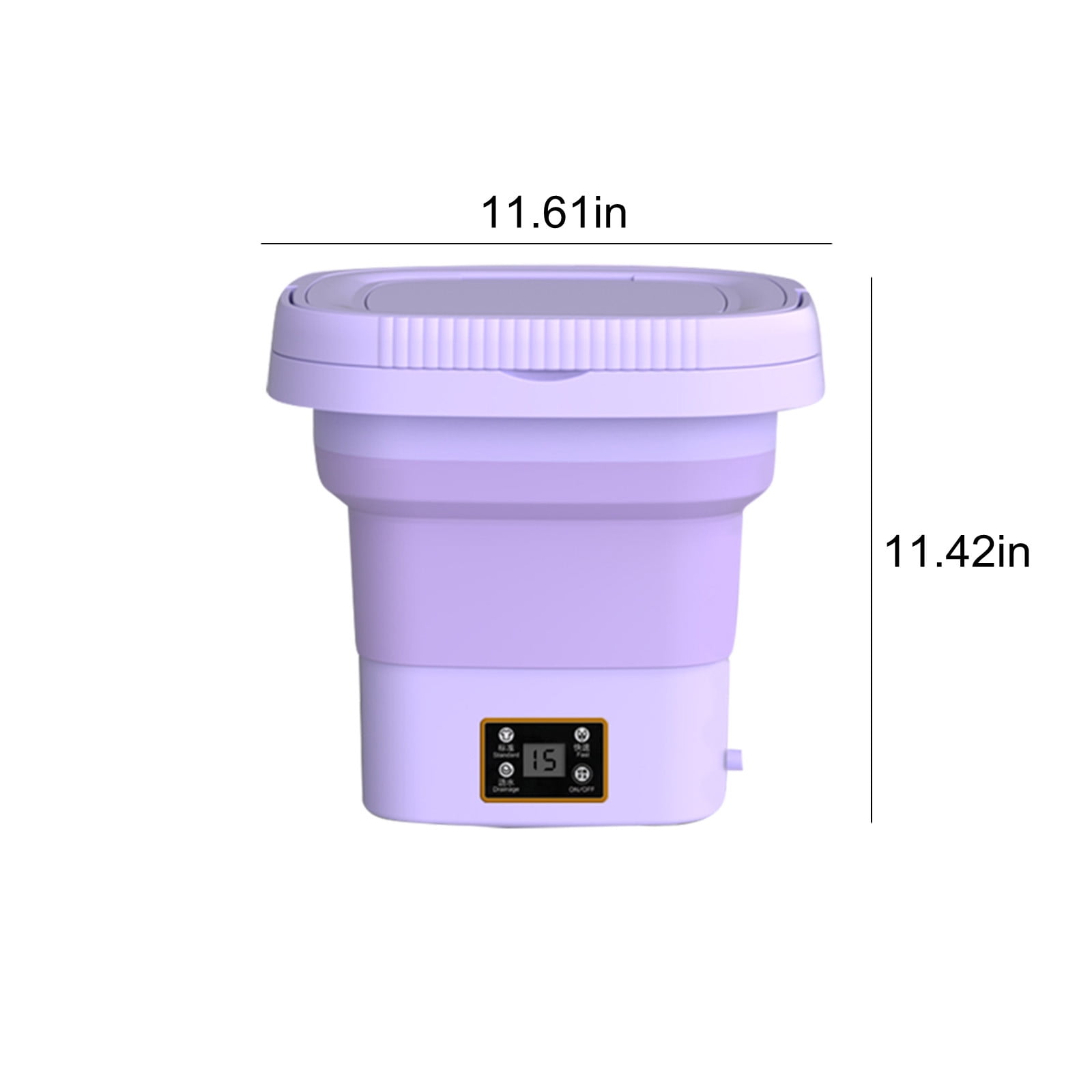 LEFTHIGH Home Portable Washing Machine Foldable Mini Washing Machine, Small Washing Machine for Underwear, Baby Clothes, Suitable for Apartments, Dormitories, Camping, Travel Birthday Decorations