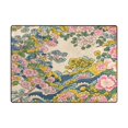 thumbnail image 5 of Yayeee Area Rugs for Living Room 6.7'x4.8' Non Slip Washable Bedroom Floor Carpet, Pink Floral Wave, 5 of 5