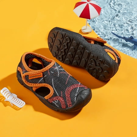 

Toyella Sandals Girls Baby Soft Sole Shoes Children Hollow Breathable Toe Shoes On Behalf Of Black 26