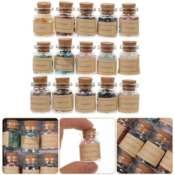 Masteelf for Small Mini Drift Bottle Wishing Bottle 3.5X2X2CM