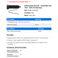 thumbnail image 2 of Steering Rack Boot Kit - Compatible with 1984 - 2002 Ford Mustang 1985 1986 1987 1988 1989 1990 1991 1992 1993 1994 1995 1996 1997 1998 1999 2000 2001, 2 of 2