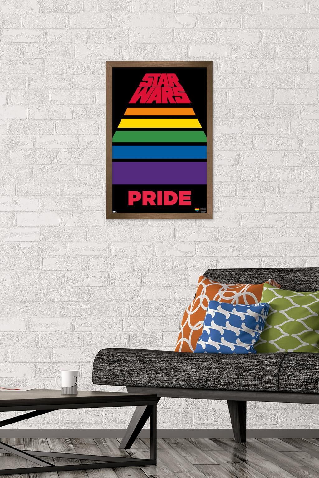 Star Wars: Saga - Scroll Pride Wall Poster, 14.725" x 22.375" Framed